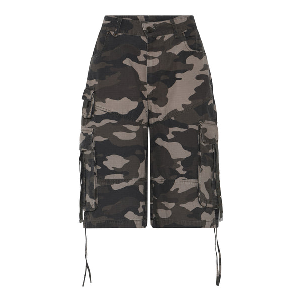 【BAON】[unisex] Hobur Camo Carpenter Banding Bermuda Pants KamaHBS Bermuda Shorts – Humble By Sofie
